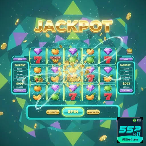 Tela com variedade de jogos de slot na 552bet para brasileiros